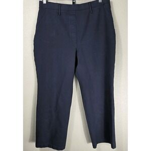 Quince‎ Ultra-Stretch Ponte Straight Leg Pants XL Navy